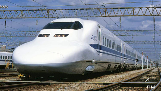 700-3000 series Shinkansen of West Japan Railway. A 2000 appearance.