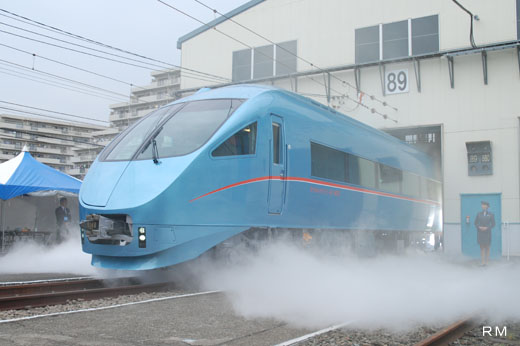New model Romancecar 60000 type MSE (Multi Super Express) of Odakyu Electric Railway.