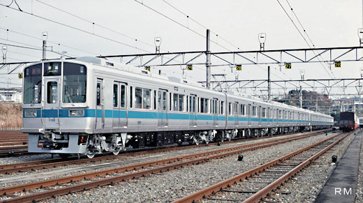 Commuter train 1000 type of Odakyu Electric Railway. A 1987 appearance.
