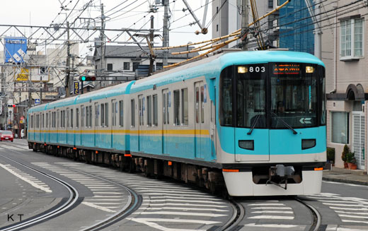 800 series trains for Keishin lines of Keihan Electric Railway. A 1997 debut.