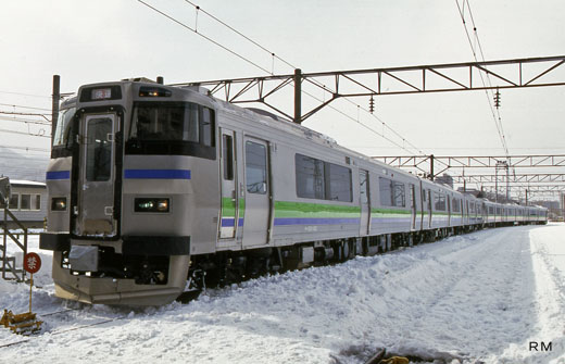201 series rail diesel cars of Hokkaido Railway. A 1997 debut.