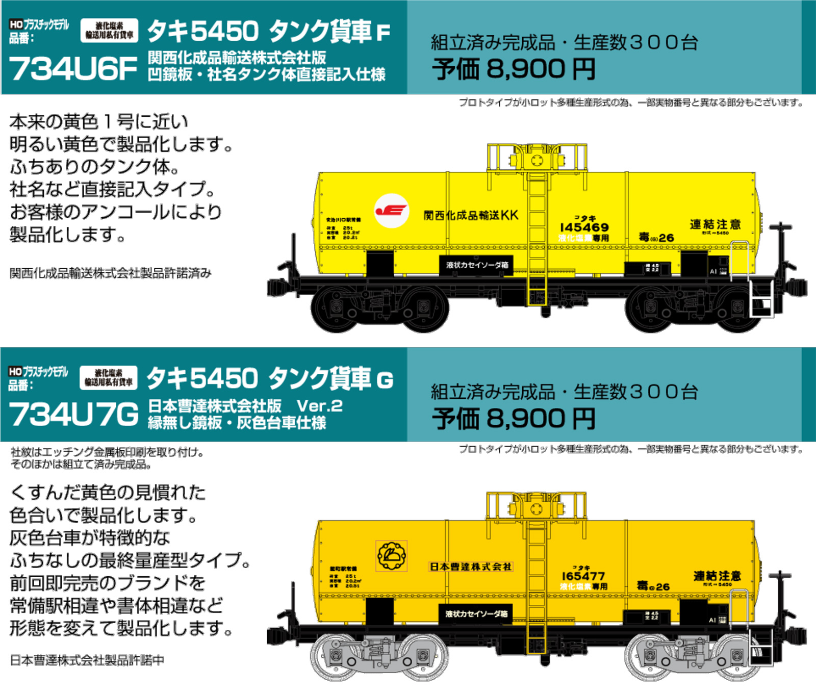 モデルアイコン 1:80スケール「タキ5450」 | 鉄道ホビダス