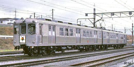 6000 commuter train series of TOKYU CORPORATION. A 1960 appearance.