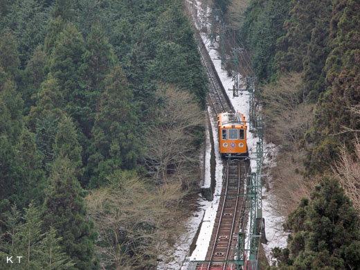 御岳登山鉄道 「日出」と「青空」に乗る｜台車近影｜鉄道ホビダス