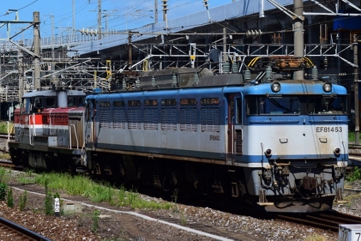 Jr貨 Ef81 453 小倉へ入場 鉄道ホビダス