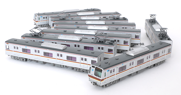 北海道で記録的大雪 TOMYTEC 東急7000系8両 鉄コレ 鉄道模型