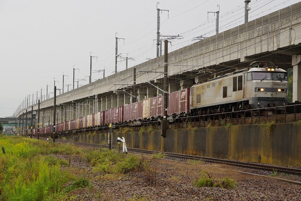 奥羽本線の被災区間復旧、青森に閉じ込められていたEF510-510が4060 