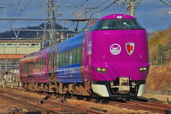 287系「KYOTO SANGA TRAIN」ラッピング塗装が特急「こうのとり」でも 