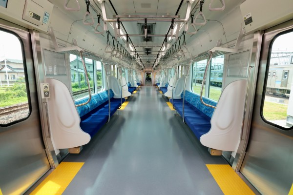 205系　南武支線　座席シート　4人がけ　鉄道部品 205系 南武支線 座席シート 4人がけ 鉄道部品 - メルカリ