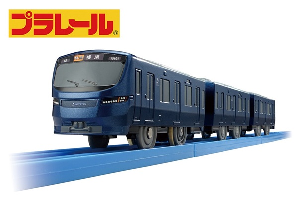【相鉄・新型車両登場記念】プラレール「相模鉄道13000系」を発売！“未来を見つめる目”をイメージした前照灯も忠実に再現
